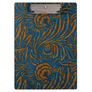 Carpeta De Pinza Estilo hoja de acanto botánico de William Morris e