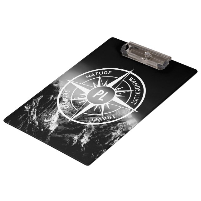 Carpeta De Pinza Estrella de brújula emblema monopólico montañas dr (Angular)