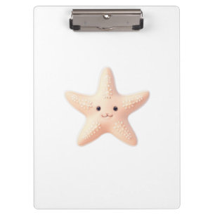 Carpeta De Pinza Estrella de mar rosa linda
