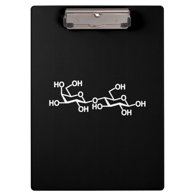 Carpeta De Pinza Estructura de la leche de lactosa (Anverso)