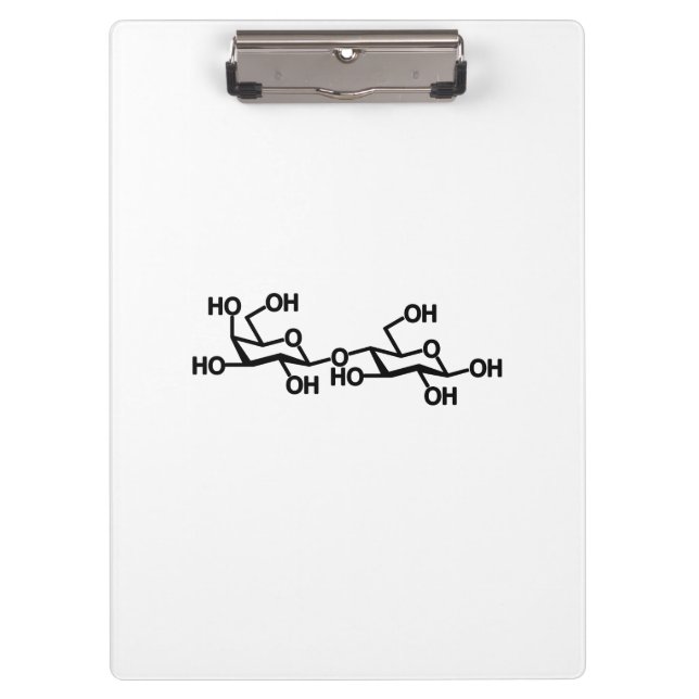 Carpeta De Pinza Estructura de la leche de lactosa (Anverso)