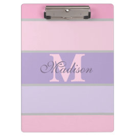 Carpeta De Pinza estuche para iPhone rosa y púrpura pastel / iPad