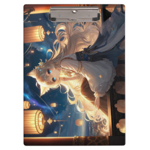 Carpeta De Pinza Ethereal traviesa princesa de doble cara