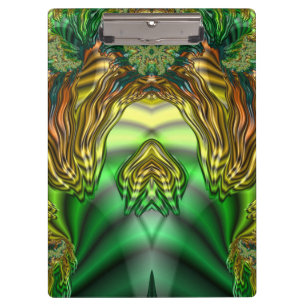 Carpeta De Pinza ¡ETHEREAL! Verde, Naranja, negro, amarillo y gris