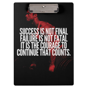 Carpeta De Pinza Éxito, fracaso y coraje. Motivación de entrenamien
