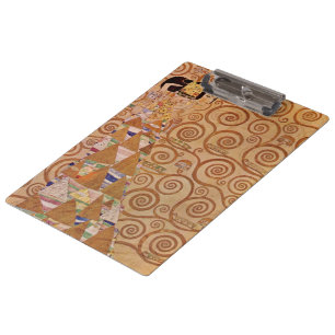 Carpeta De Pinza Expectación de Klimt Arte Nouveau Victoriano Antig
