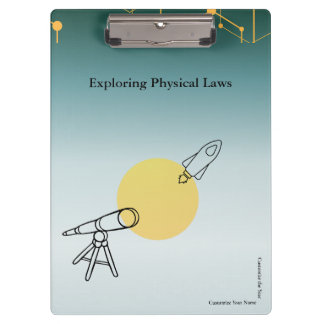 Carpeta De Pinza Exploring Physical Laws Clipboard