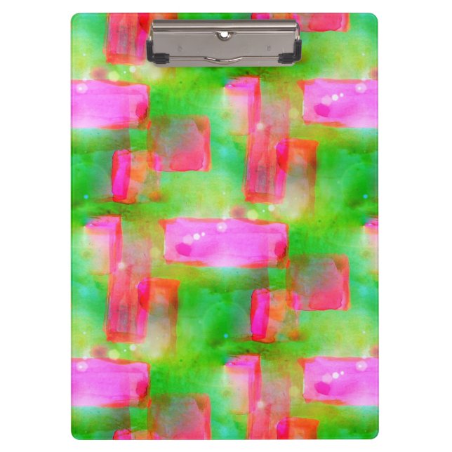 Carpeta De Pinza Extracto pintado amarillo, rosa de la luz del sol (Anverso)