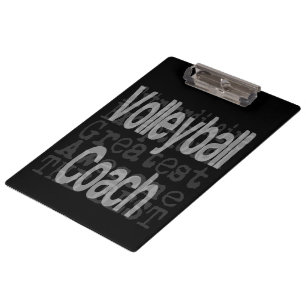 Carpeta De Pinza Extraordinaria entrenadora de voleibol