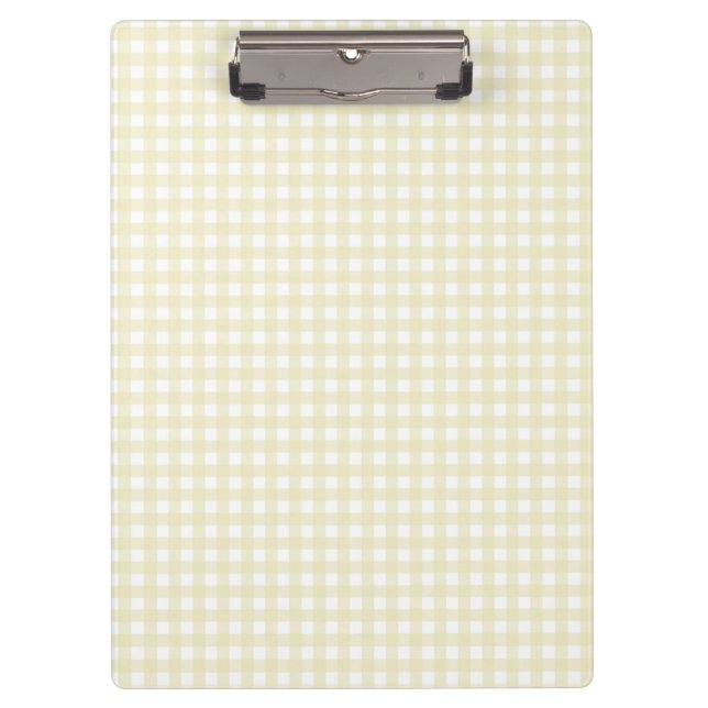 Carpeta De Pinza F & L Yellow Gingham (Anverso)