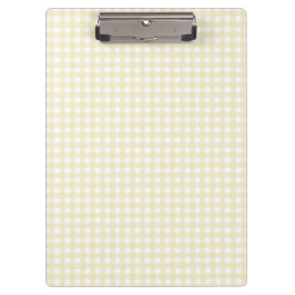 Carpeta De Pinza F & L Yellow Gingham