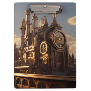 Carpeta De Pinza Fábrica de Steampunk