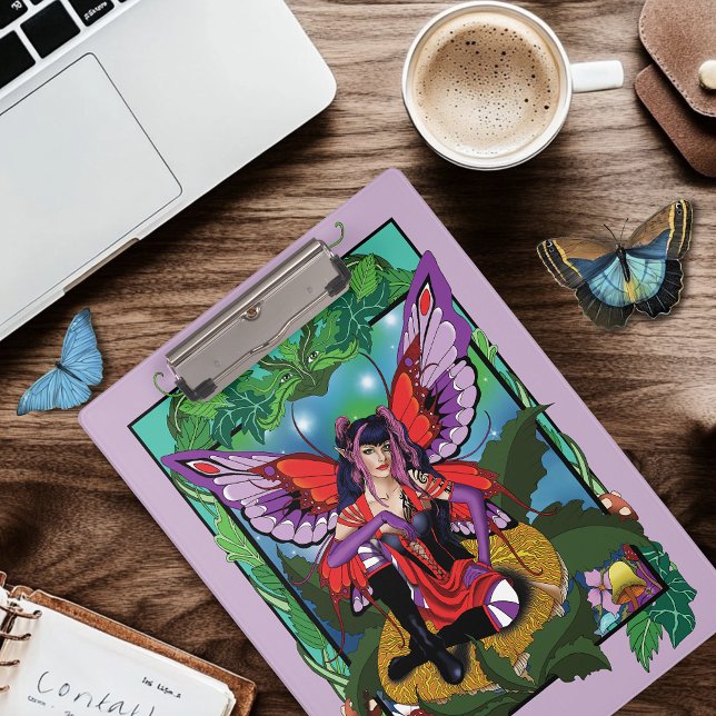 Carpeta De Pinza Fairy Purple Red Mushroom Gothic (Subido por el creador)