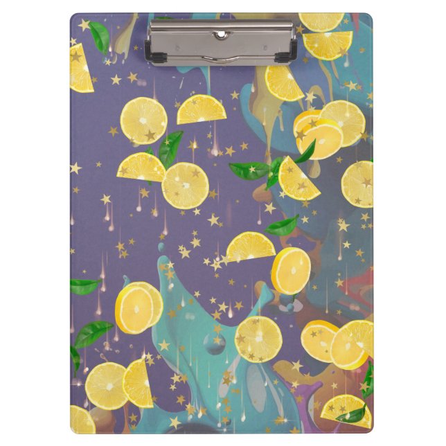 Carpeta De Pinza Falling oranges Clipboard (Anverso)