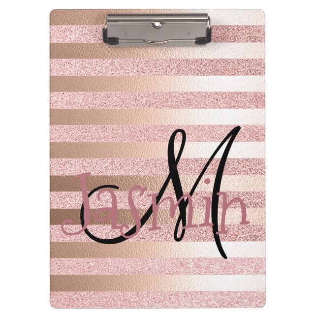 Carpeta De Pinza Falsas rayas subiós Glitter& del Relieve (Anverso)