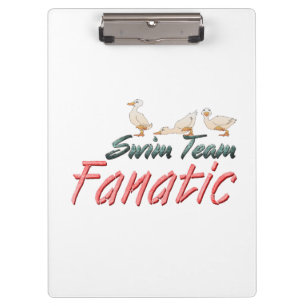 Carpeta De Pinza Fanático SUPERIOR del equipo de natación
