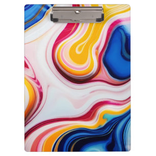 Carpeta De Pinza Fantasía blanca rosa rosa azul trendy