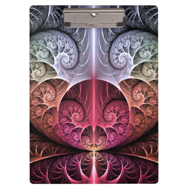 Carpeta De Pinza Fantasía irreal abstracta arte fractal (Anverso)