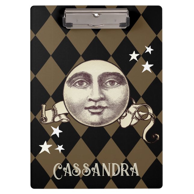 Carpeta De Pinza Fantasía nostálgica vintage Steampunk (Anverso)