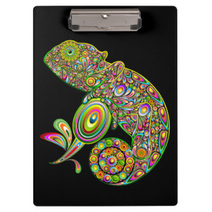 Carpeta De Pinza Fantasía psicodélica de Chameleon