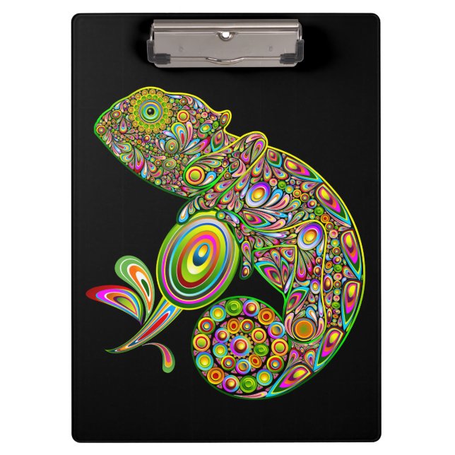 Carpeta De Pinza Fantasía psicodélica de Chameleon (Anverso)