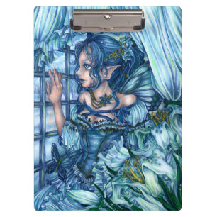 Carpeta De Pinza Fantasy Fairy Anime Chica Victoria Blue