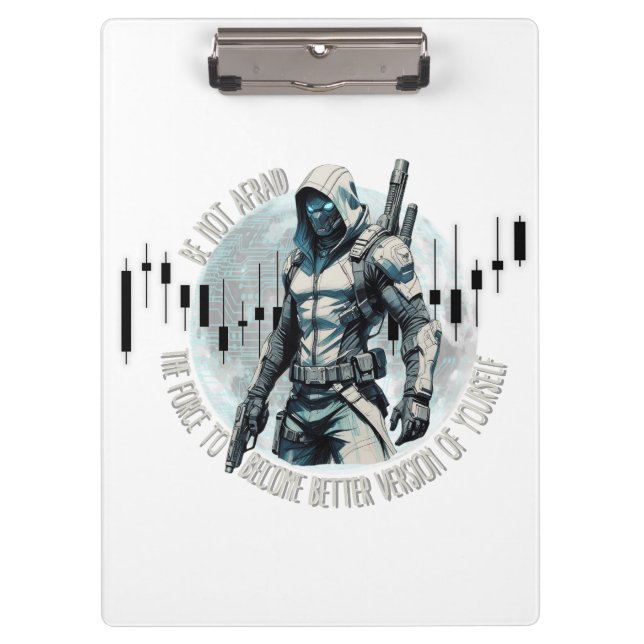 Carpeta De Pinza Fantasy trade design | Cyberpunk | Self growth (Anverso)