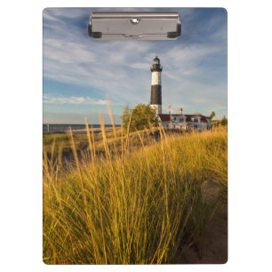 Carpeta De Pinza Faro de Big Sable Point en el lago Michigan