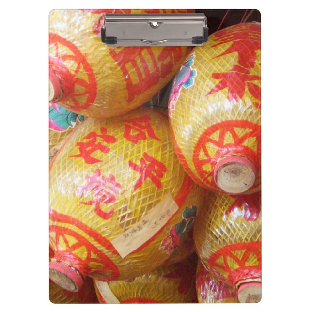 Carpeta De Pinza Faroles de papel chinos con suerte (Anverso)