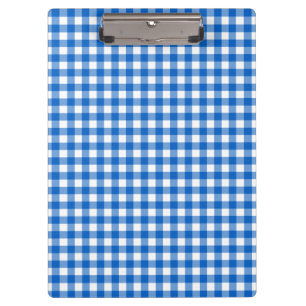 Carpeta De Pinza Faye y Laure Blue Gingham