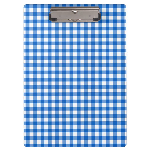 Carpeta De Pinza Faye y Laure Blue Gingham (Anverso)