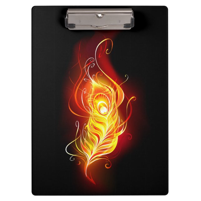 Carpeta De Pinza Feather Peacock (Anverso)