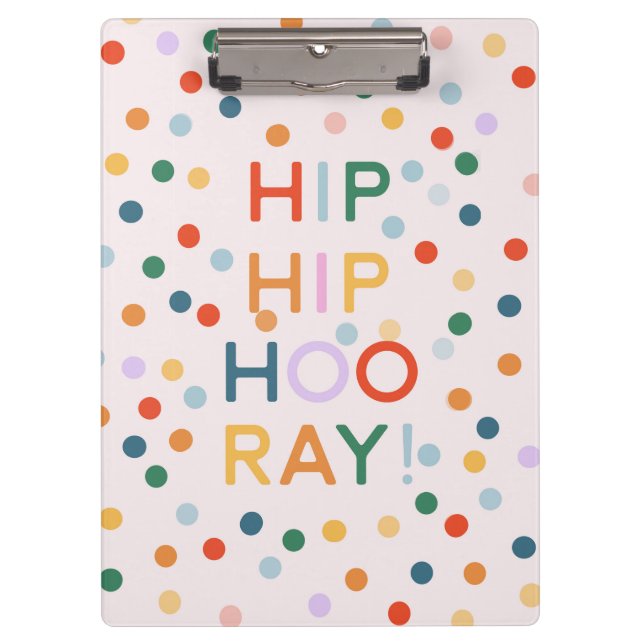 Carpeta De Pinza Felicitaciones por la fiesta de cumpleaños de Hip  (Anverso)