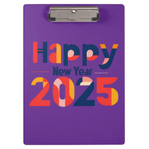 Carpeta De Pinza Feliz Año Nuevo 2025:Año De Posibilidades Optimist