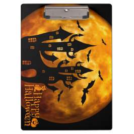 Carpeta De Pinza Feliz Halloween (luna llena)