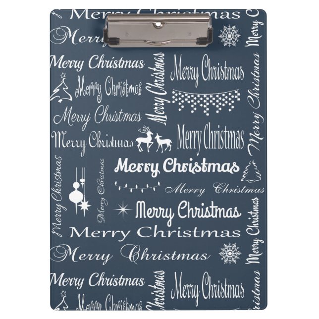 Carpeta De Pinza Feliz Navidad (Anverso)