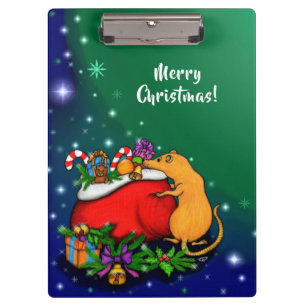 Carpeta De Pinza Feliz Navidad con el príncipe rata