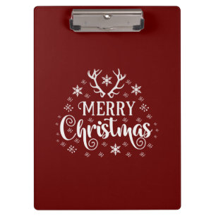 Carpeta De Pinza Feliz Navidad Copos de nieve, Feliz Año Nuevo