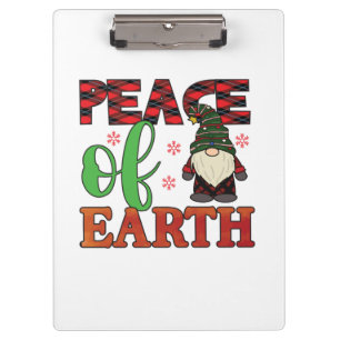 Carpeta De Pinza Feliz Navidad Paz De La Tierra