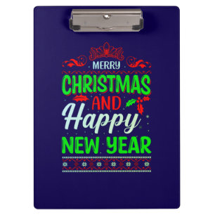 Carpeta De Pinza Feliz Navidad Y Feliz Año Nuevo-61064
