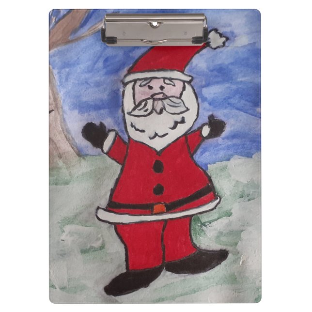 Carpeta De Pinza Feliz Santa (Anverso)