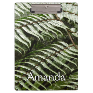 Carpeta De Pinza Fern Fronds II Naturaleza verde oscura