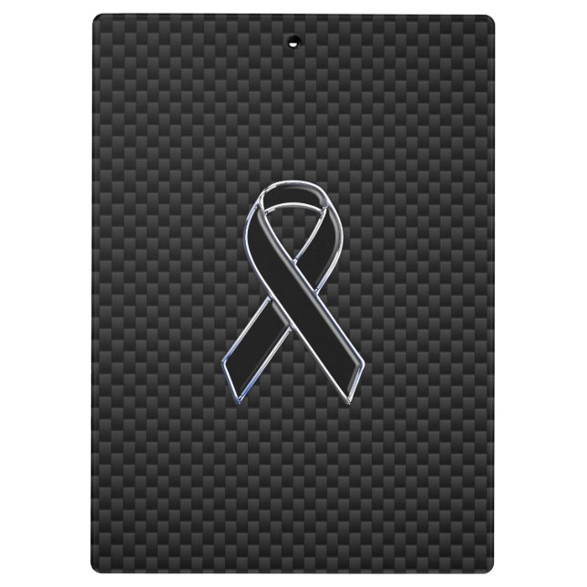 Carpeta De Pinza Fibra de carbono para la toma de conciencia de la  (Reverso)