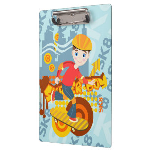 Carpeta De Pinza Fiesta de cumpleaños para niños de graffiti skateb