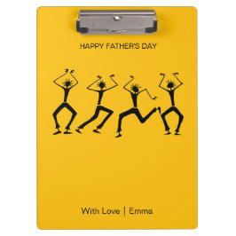 Carpeta De Pinza Fiesta de la felicidad de la silueta bailarinas de