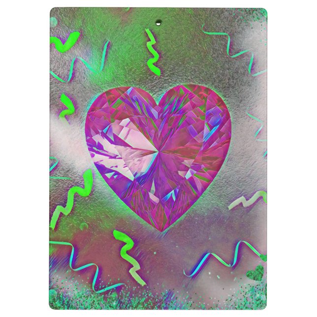 Carpeta De Pinza Fiesta del corazón (Reverso)