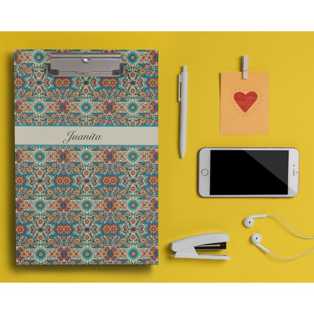 Carpeta De Pinza Fiesta florece, personalizable (Subido por el creador)