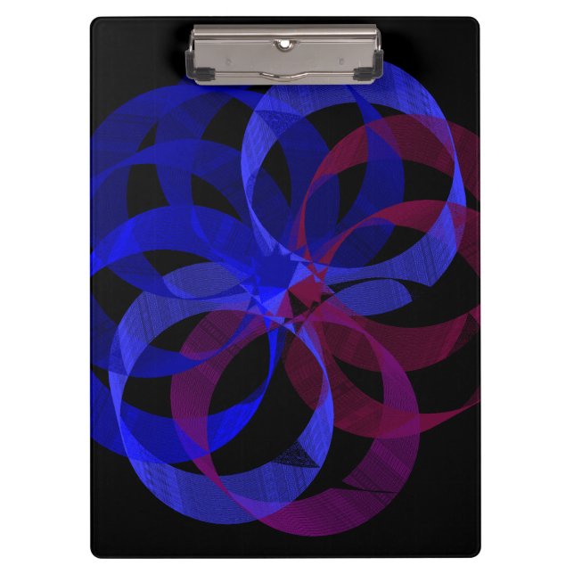 Carpeta De Pinza Figura 8 Geométrica  (Anverso)