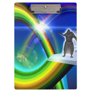 Carpeta De Pinza Figura de misterio en el Stargate interdimensional