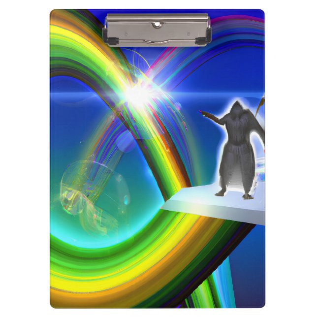 Carpeta De Pinza Figura de misterio en el Stargate interdimensional (Anverso)